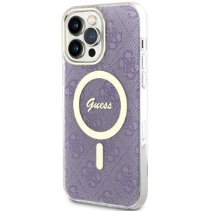 Оригинален твърд гръб GUESS 4G GUHMP14XH4STU - iPhone 14 Pro Max лилав - Img 2