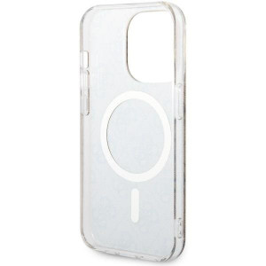 Оригинален твърд гръб GUESS 4G MagSafe GUHMP14LH4STW - iPhone 14 Pro кафяв - Img 6