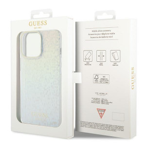 Оригинален твърд гръб GUESS IML Faceted Mirror Disco Iridescent - iPhone 15 Pro Max многоцветен - Img 8