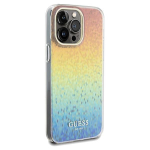 Оригинален твърд гръб GUESS IML Faceted Mirror Disco Iridescent - iPhone 13 Pro многоцветен - Img 4