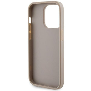 Оригинален твърд гръб GUESS Strass Metal Logo GUHCP15LPS4DGPD - iPhone 15 Pro златист - Img 7