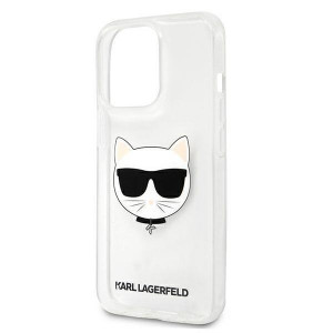 Оригинален твърд гръб KARL LAGERFELD Choupette Head KLHCP13XCTR - iPhone 13 Pro Max прозрачен - Img 6