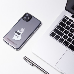 Оригинален твърд гръб KARL LAGERFELD Ikonik Choupette KLHCN61HNCHTCT - iPhone 11 прозрачен - Img 15