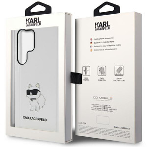 Оригинален твърд гръб KARL LAGERFELD Ikonik Choupette KLHCS23LHNCHTCT - Samsung Galaxy S23 Ultra прозрачен - Img 8
