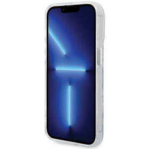 Оригинален твърд гръб KARL LAGERFELD Ikonik Karl & Choupette MagSafe KLHMP13LHNKCIT - iPhone 13 Pro прозрачен - Img 5