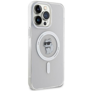 Оригинален твърд гръб KARL LAGERFELD IML Choupette MagSafe - iPhone 15 Pro Max прозрачен - Img 4