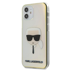 Оригинален твърд гръб KARL LAGERFELD Iridescent Karl's Head KLHCP12SPCKHML - iPhone 12 mini многоцветен - Img 2