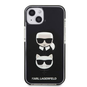 Оригинален твърд гръб KARL LAGERFELD Karl & Choupette Head KLHCP13MTPE2TK - iPhone 13 черен - Img 3
