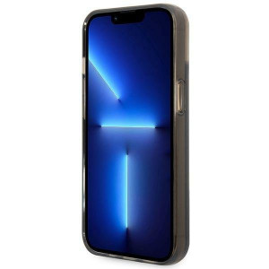 Оригинален твърд гръб KARL LAGERFELD Liquid Glitter Elong KLHCP14SLCKVK - iPhone 14 черен - Img 5