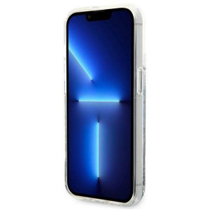 Оригинален твърд гръб KARL LAGERFELD Liquid Glitter RSG KLHCP14LLCRSGRS - iPhone 14 Pro сребрист - Img 5
