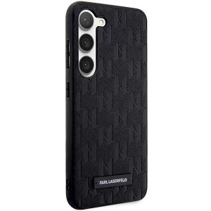 Оригинален твърд гръб KARL LAGERFELD Saffiano Mono Metal Logo KLHCS23MSAKLHPK - Samsung Galaxy S23+ черен - Img 4