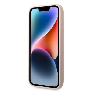 Оригинален твърд гръб KARL LAGERFELD Silicone Ikonik KLHCP14LSNIKBCP - iPhone 14 Pro розов - Img 5