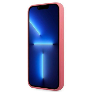 Оригинален твърд гръб KARL LAGERFELD Silicone Plaque KLHCP13XSLMP1PI - iPhone 13 Pro Max циклама - Img 5