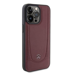 Оригинален твърд гръб MERCEDES Leather Urban MEHCP15XARMRE - iPhone 15 Pro Max червен - Img 4