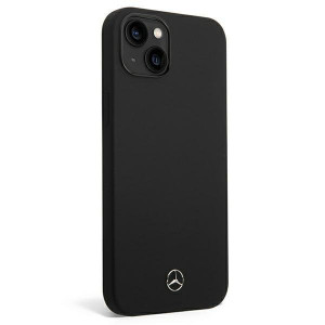 Оригинален твърд гръб MERCEDES Silicone MEHCP14SSILBK - iPhone 14 черен - Img 3