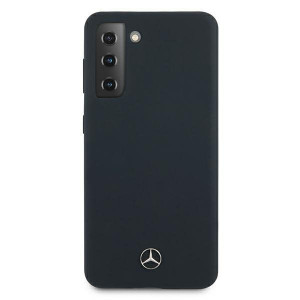 Оригинален твърд гръб MERCEDES Silicone MEHCS21MSILNA - Samsung Galaxy S21+ 5G син - Img 3