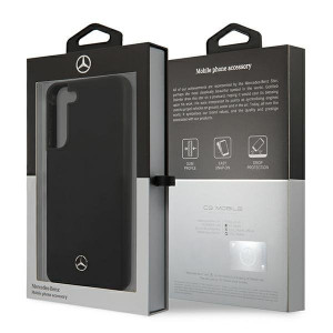 Оригинален твърд гръб MERCEDES Silicone MEHCS22SSILBK - Samsung Galaxy S22 черен - Img 8