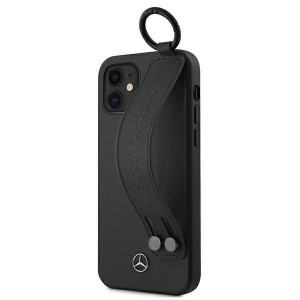 Оригинален твърд гръб MERCEDES Strap MEHCP12SLSSBK - iPhone 12 mini черен - Img 2