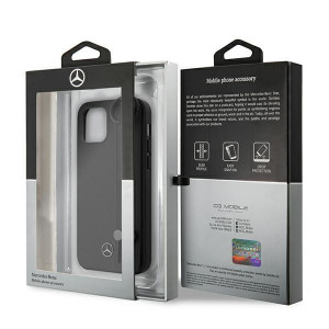 Оригинален твърд гръб MERCEDES Strap MEHCP12SLSSBK - iPhone 12 mini черен - Img 8