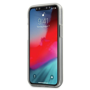 Оригинален твърд гръб MERCEDES Transparent MEHCP12SARGBK - iPhone 12 mini черен / прозрачен - Img 5