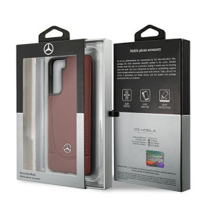 Оригинален твърд гръб MERCEDES Urban MEHCS21MARMRE - Samsung Galaxy S21+ 5G червен - Img 8