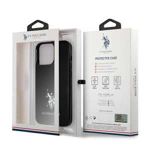 Оригинален твърд гръб US POLO Horses Logo USHCP13LUMHK - iPhone 13 Pro черен - Img 8
