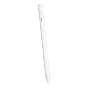 Писалка за тъч скрийн BASEUS Smooth Writing 2 с LED индикатор бяла - Img 3