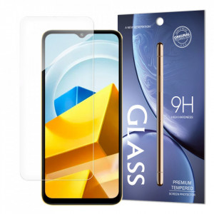 Плосък закален стъклен протектор 9H WOZINSKY - Xiaomi Poco M5 - Img 1
