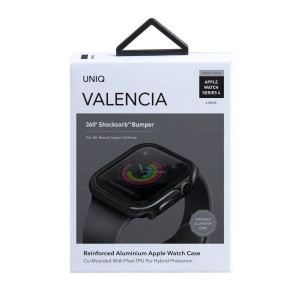 Подсилен алуминиев калъф за корпус UNIQ Valencia - Apple Watch 40mm Series 5 / 40mm Series 4 бронзово сив - Img 8