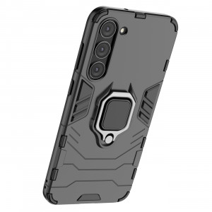 Подсилен гръб с магнитна стойка Ring Armor - iPhone 14 Plus черен - Img 10