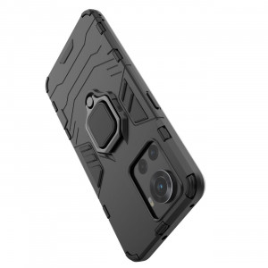 Подсилен гръб с магнитна стойка Ring Armor - OnePlus Ace черен - Img 14