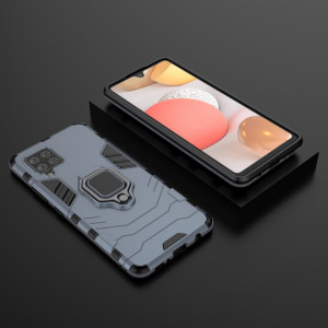 Подсилен гръб с магнитна стойка Ring Armor - Samsung Galaxy A42 5G син - Img 8
