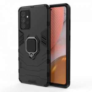 Подсилен гръб с магнитна стойка Ring Armor - Samsung Galaxy A72 черен - Img 9