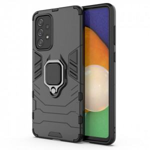 Подсилен гръб с магнитна стойка Ring Armor - Samsung Galaxy A73 5G черен - Img 9
