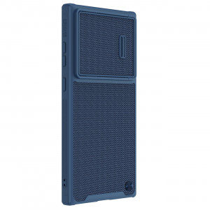 Подсилен гръб с подвижно покритие за камерата NILLKIN Textured S - Samsung Galaxy S23 Ultra син - Img 4