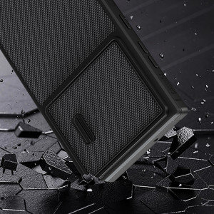 Подсилен гръб с подвижно покритие за камерата NILLKIN Textured S - Samsung Galaxy S23 Ultra син - Img 9