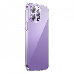 Подсилен гръб BASEUS Corning Case и стъклен протектор - iPhone 14 Pro Max прозрачен - Img 1