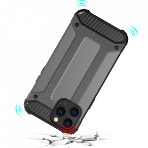 Подсилен гръб Hybrid Armor - iPhone 13 Pro черен - Img 7