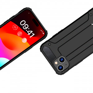 Подсилен гръб Hybrid Armor - iPhone 15 Plus син - Img 3