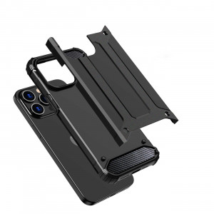 Подсилен гръб Hybrid Armor - iPhone 15 Pro син - Img 5