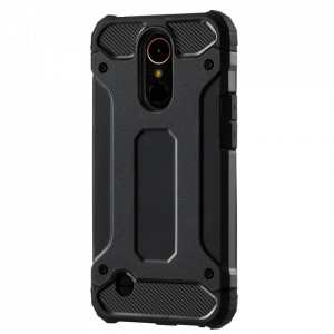 Подсилен гръб Hybrid Armor - LG K10 черен - Img 2