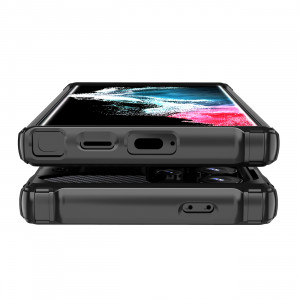 Подсилен гръб Hybrid Armor - Samsung Galaxy S24 Ultra черен - Img 9