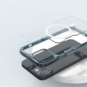 Подсилен гръб NILLKIN Nature Pro MagSafe - iPhone 14 син - Img 11