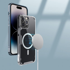 Подсилен гръб NILLKIN Nature Pro MagSafe - iPhone 14 Pro Max син - Img 8