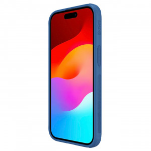 Подсилен гръб NILLKIN Super Frosted Shield Pro - iPhone 15 Plus син - Img 4