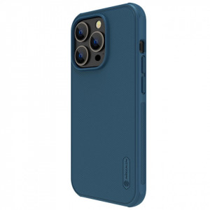 Подсилен гръб NILLKIN Super Frosted Shield Pro MagSafe - iPhone 14 Pro Max син - Img 2