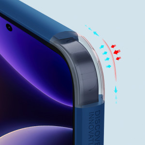 Подсилен гръб NILLKIN Super Frosted Shield Pro - Xiaomi Redmi Note 12 Turbo / Poco F5 черен - Img 9