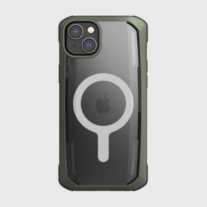 Подсилен гръб Raptic X-Doria Secure MagSafe - iPhone 14 зелен - Img 2