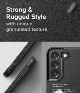 Подсилен гръб RINGKE Onyx - Samsung Galaxy S22+ (графити) черен - Img 7