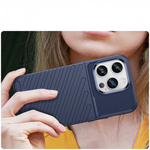 Подсилен гръб Thunder - iPhone 14 Pro Max син - Img 5